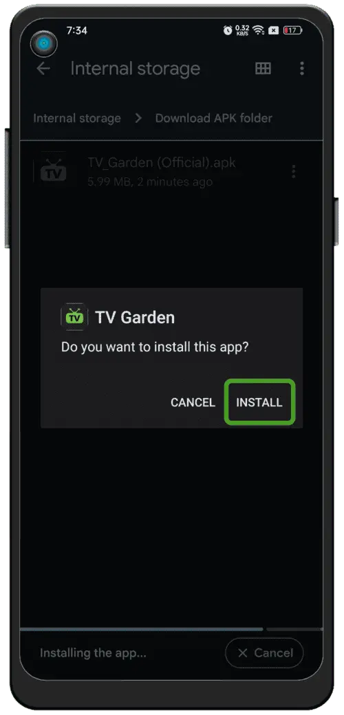 Install and Launch KKTV